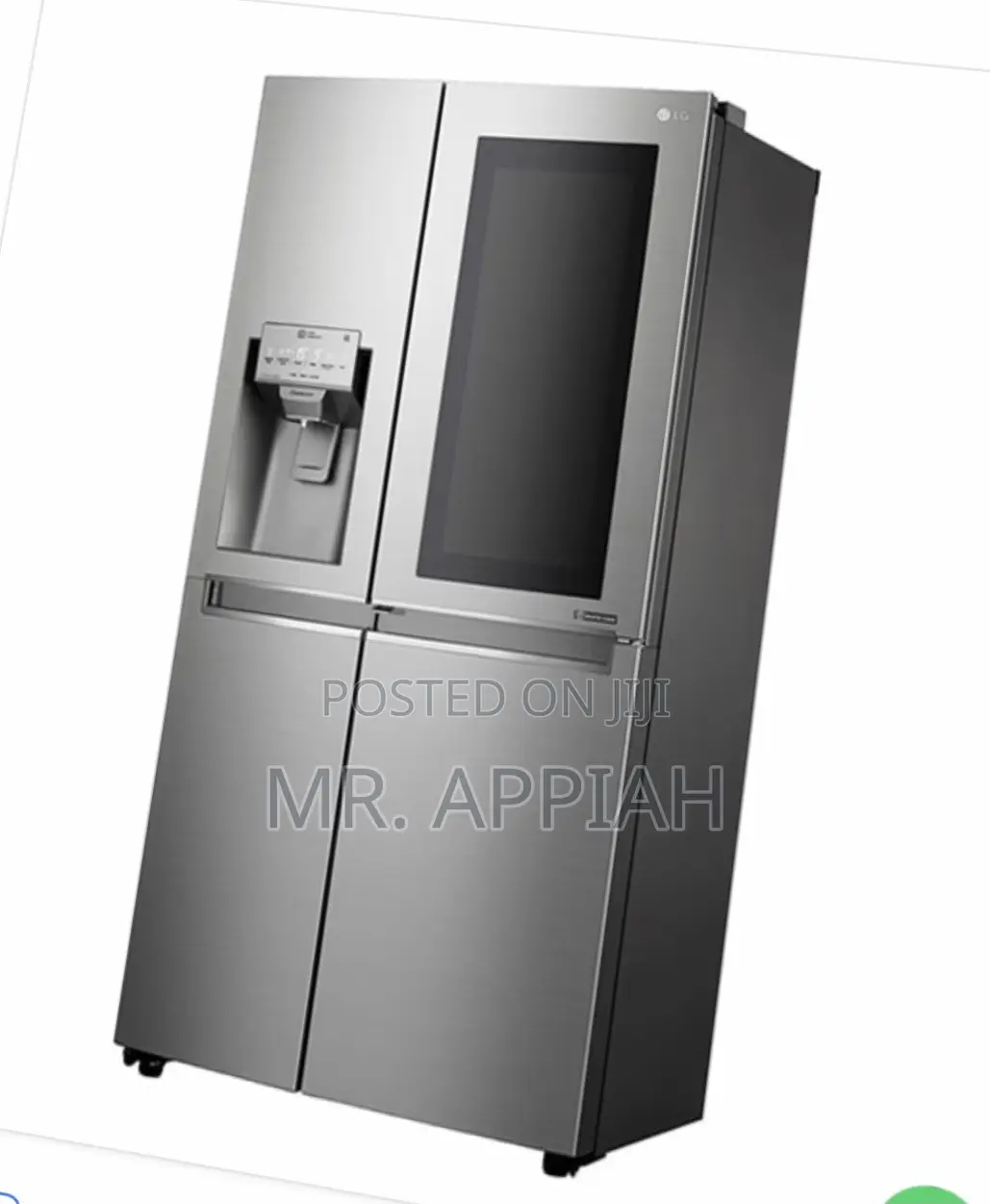 Sleek LG GR-J34FMUBL Side by Side Electric Fridge(601L). 