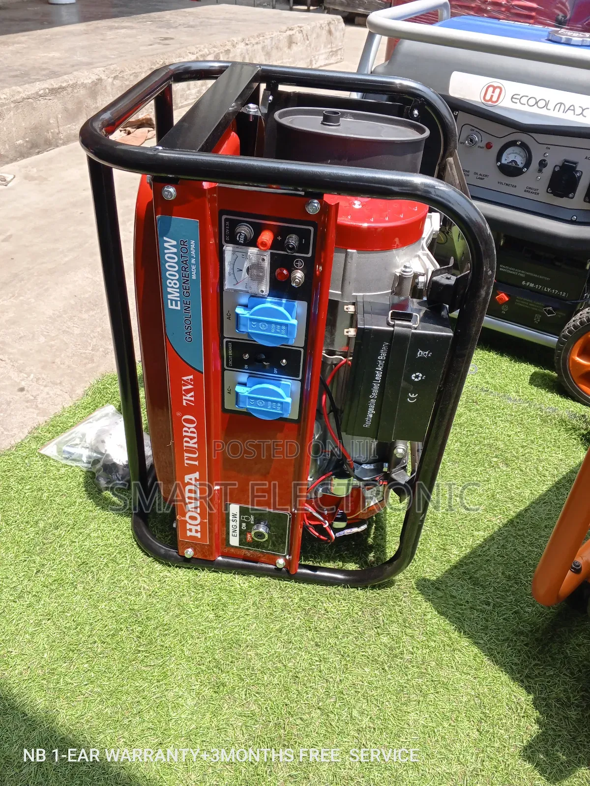 Suited Honda Generator 7.0kw 8000W Keystart Silent Generator