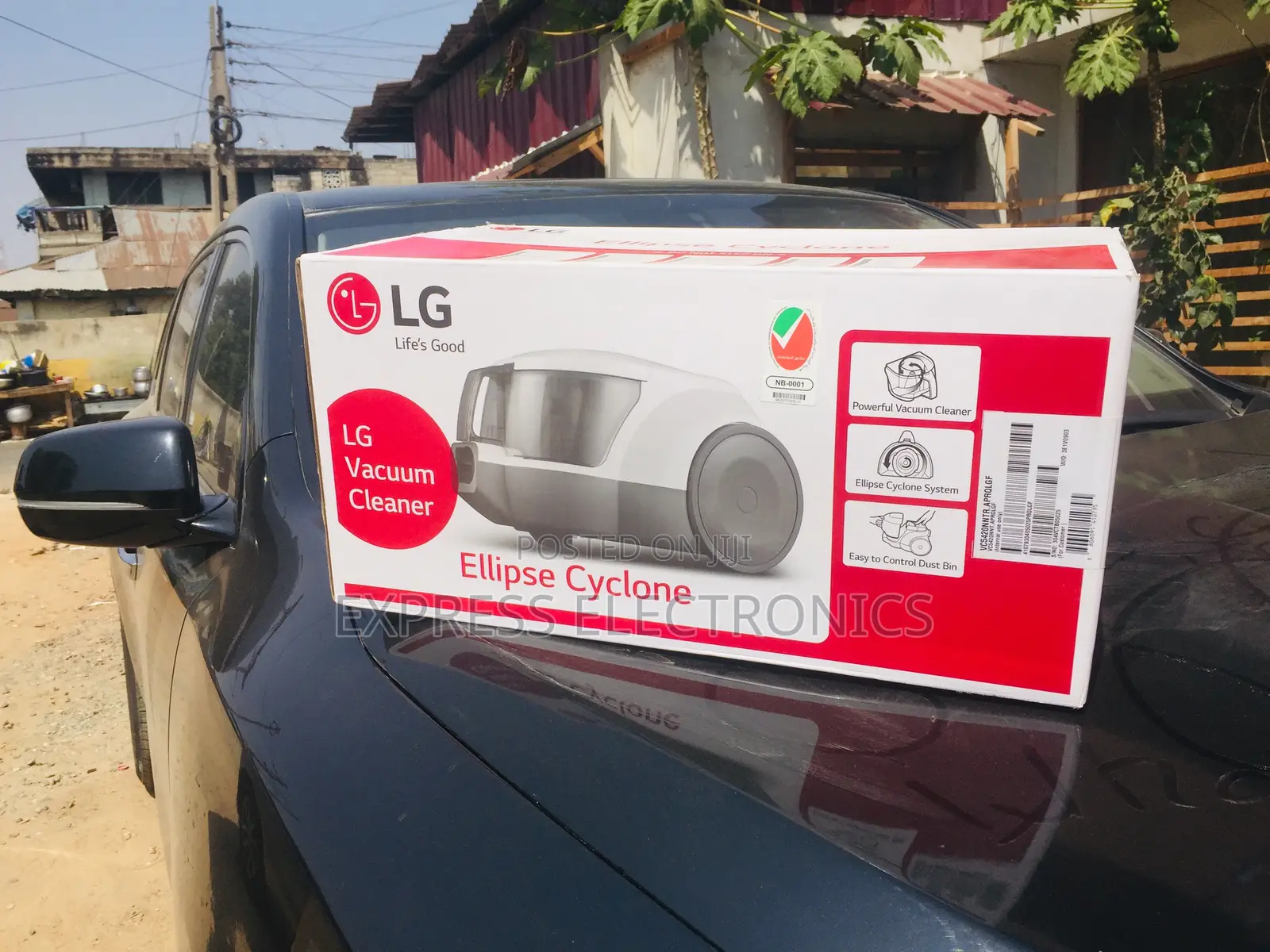 Easy to Control Bin Vacuum Cleaner LG VC5420NNTR