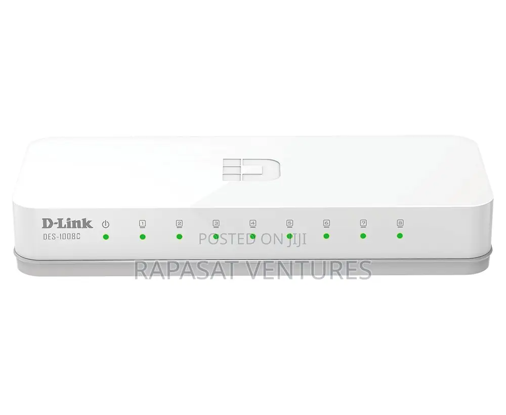 D-Link 8 Port 10/100 MBPS Unmanaged Switch Des-1008c