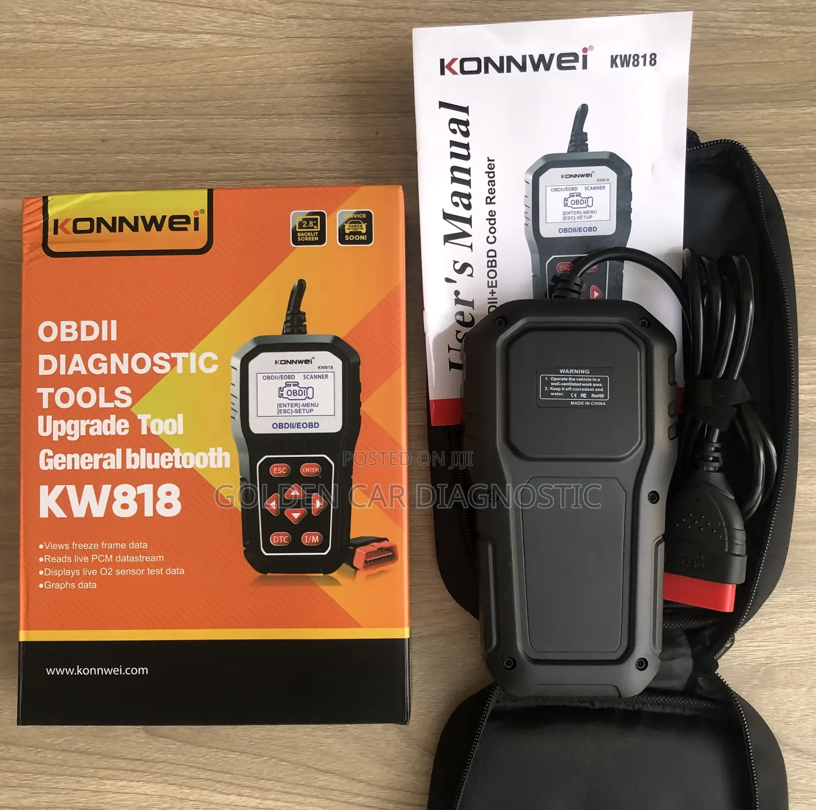 Konnwei KW818 OBD Car Diagnostic Scanner