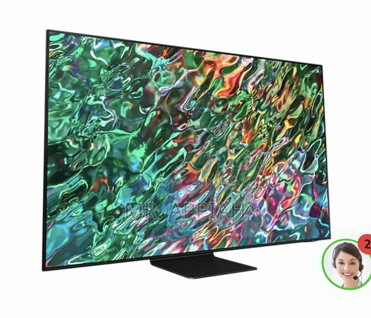 Sleek Samsung 55QN90B 55” Qled Smart Television(Black)