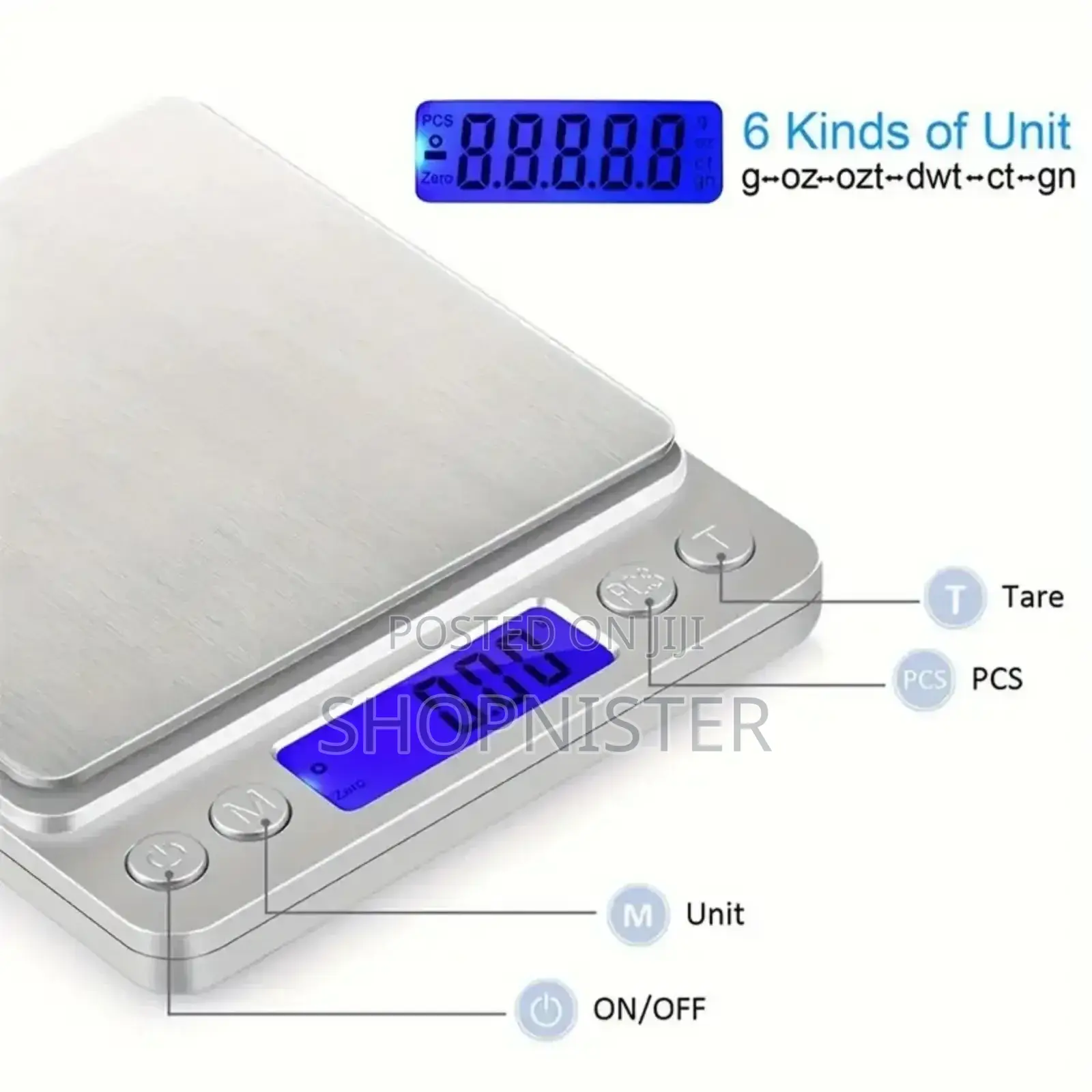 Kitchen Scale 0.1 Stainless