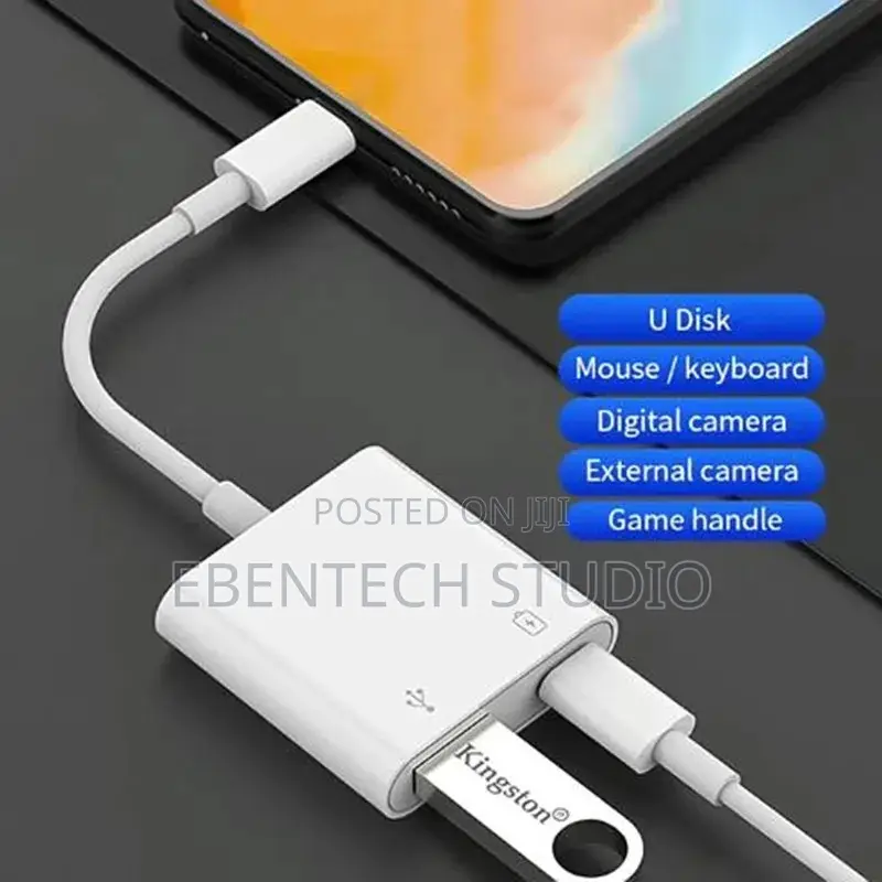 iPhone USB OTG Converter Adapter Lighting Port