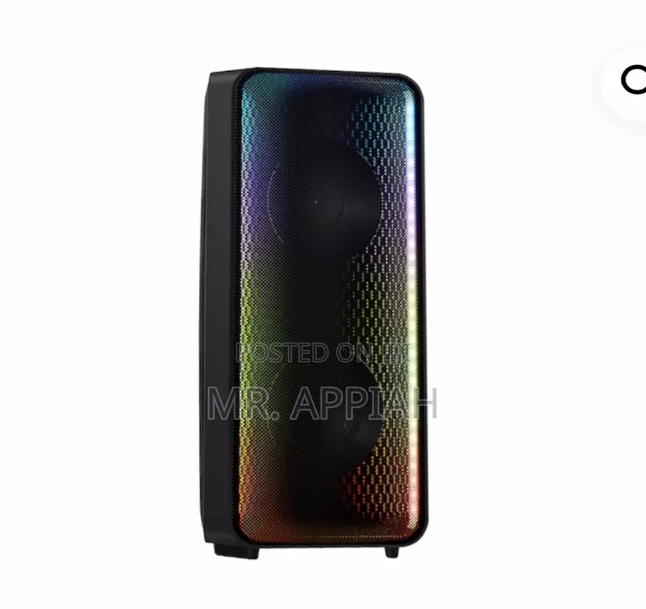 Sleek Samsung Mx-St50b Portable Bluetooth Speaker(Black) 