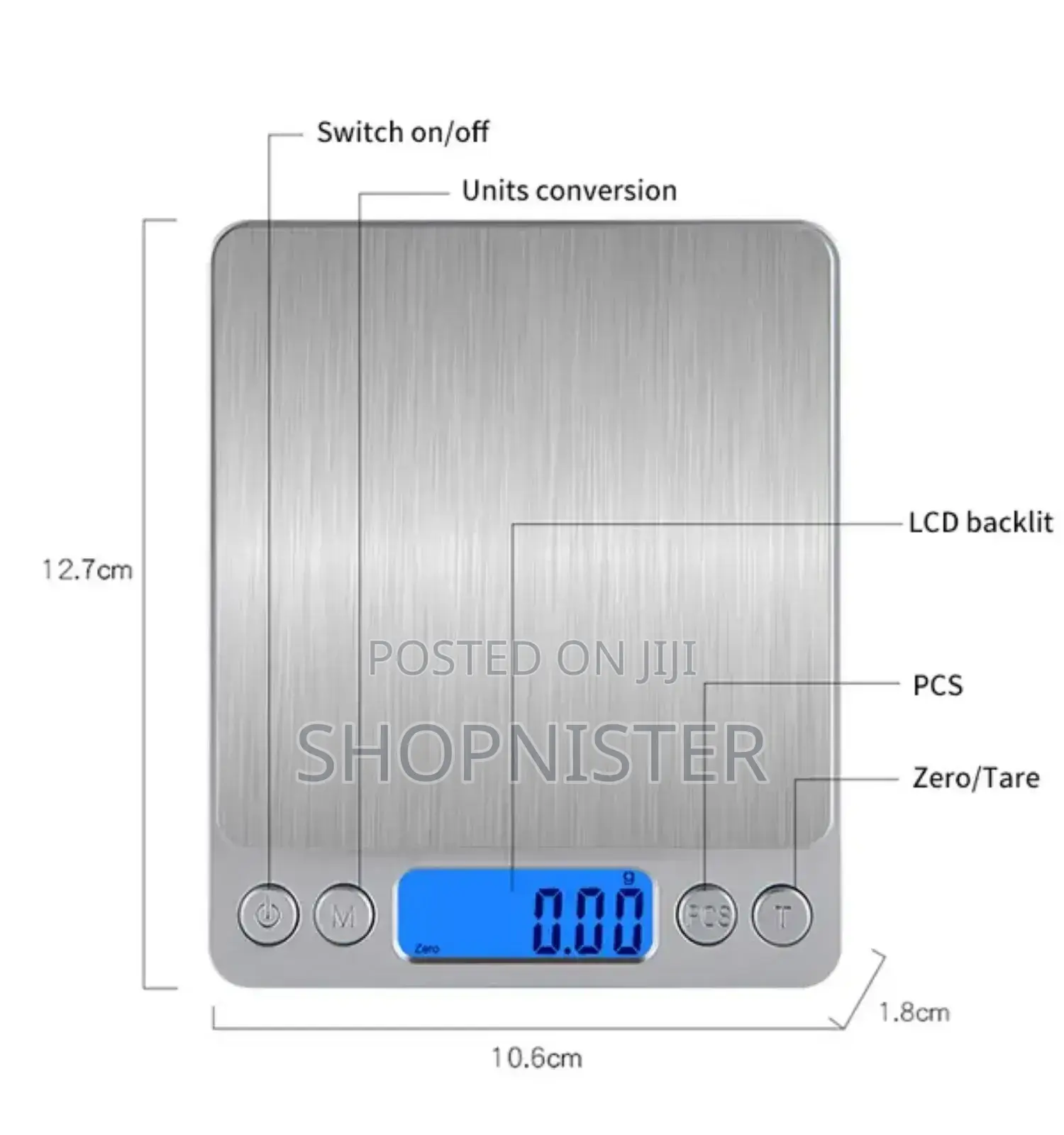 Portable Kitchen Precision Scale 0.1