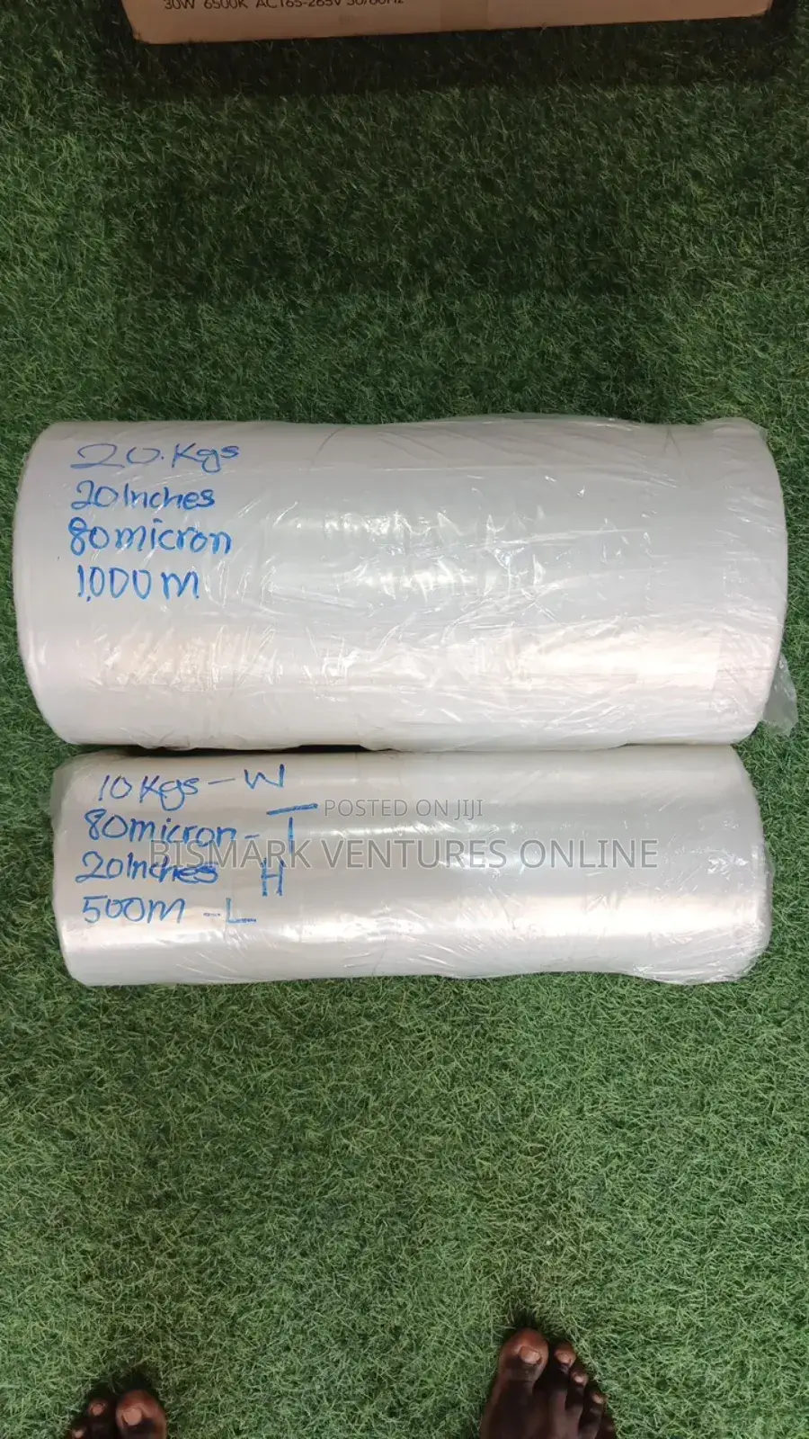 20kg, 20inch Shrink Wrap Rubber Film 80micron by 20 Inches
