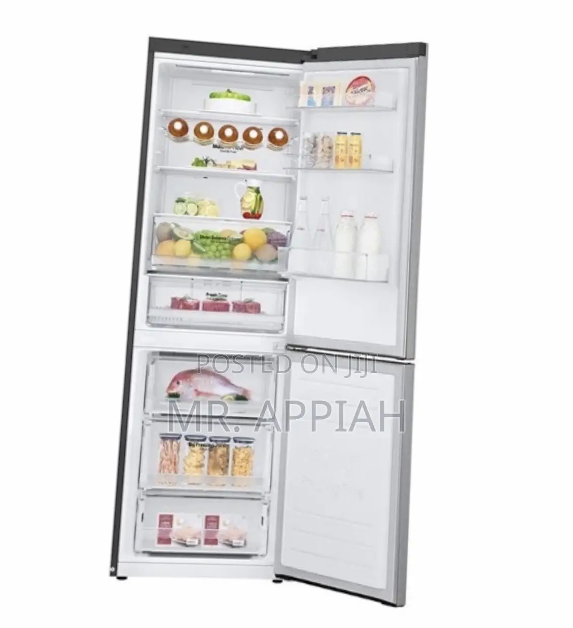 Latest LG GC-B459NLHM Bottom Freezer Fridge(341liters)Gray.