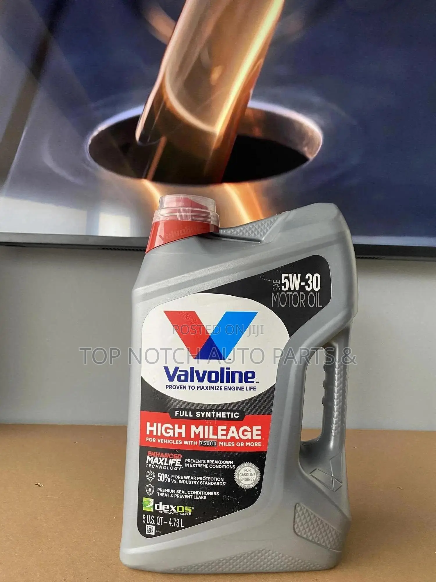 USA Valvoline SAE 5w-30 Full Synthetic High Mileage