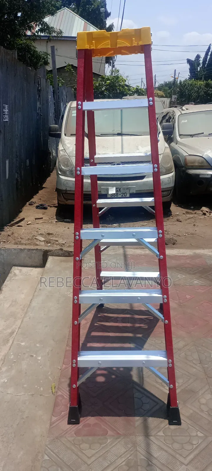 Double Sided Fiberglass Ladder 6/6