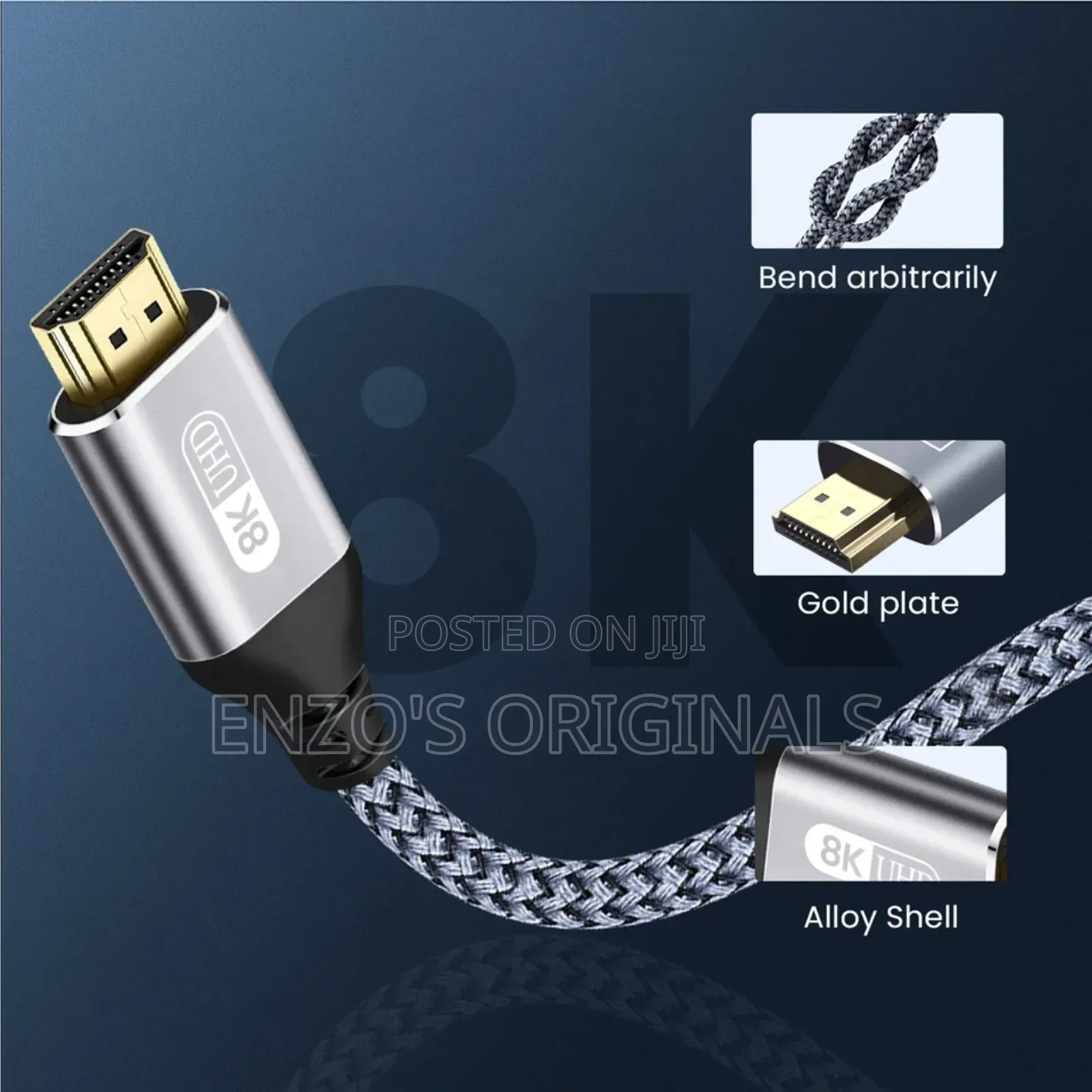HDMI 2.1 8kay at 60hz 4kay at 120hz 3M or 10ft Length