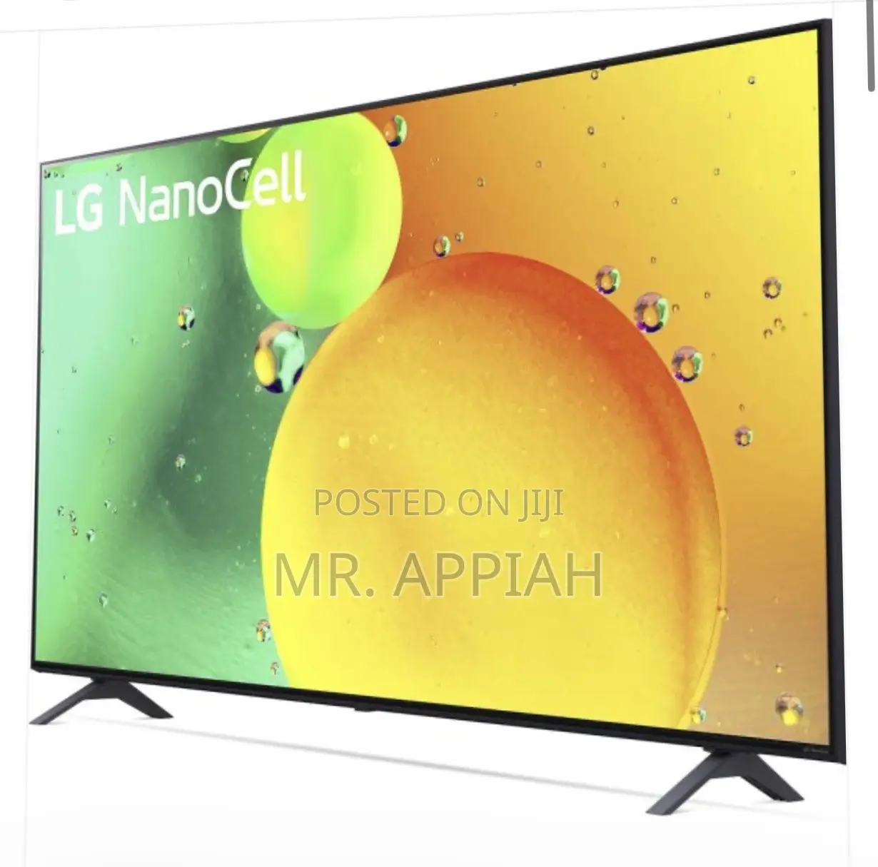 Sleek LG 50nano75 50” Nanocell Smart Television(Black).