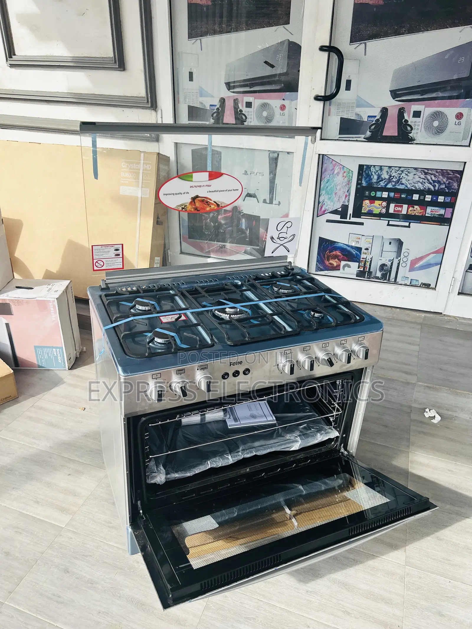 Stove Gas Cooker Oven 4+1 Stove Ferre