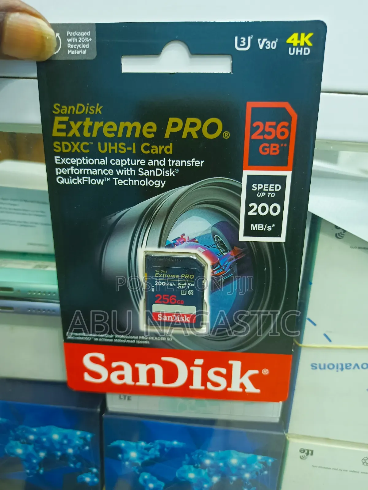 Sandisk Extreme Pro Camera SD Card 256GB