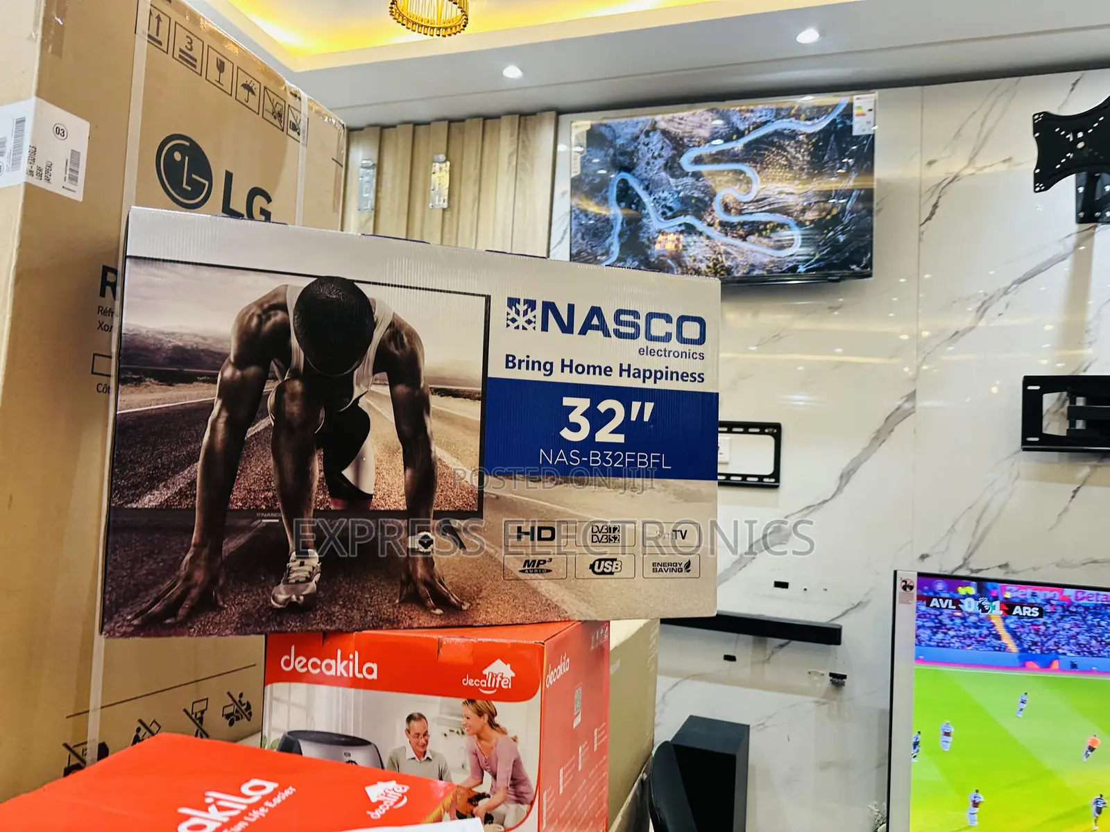Slim Sleek Digital Satellite Nasco 32” FHD Television