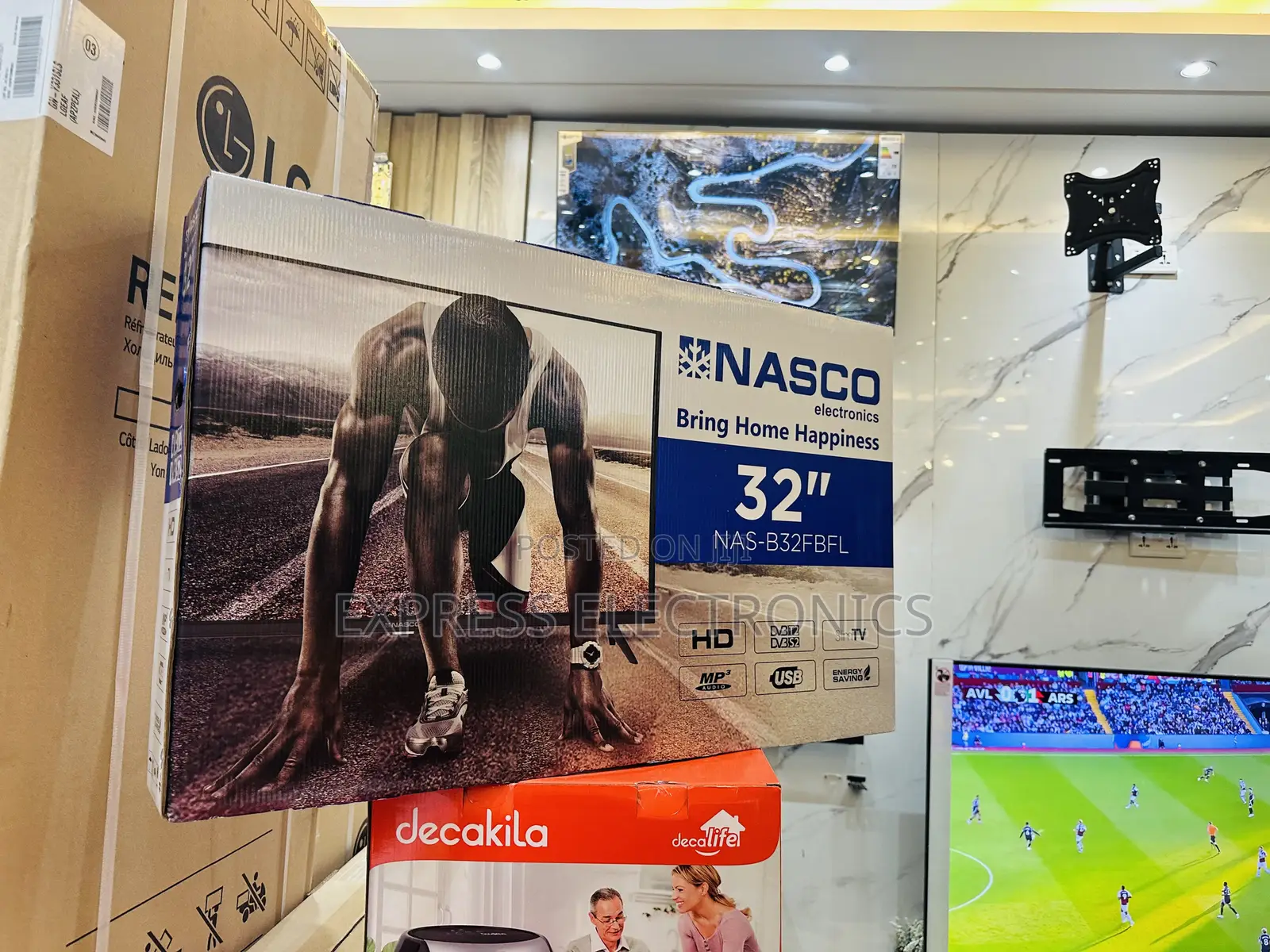 Slim Sleek Digital Satellite Nasco 32” FHD Television
