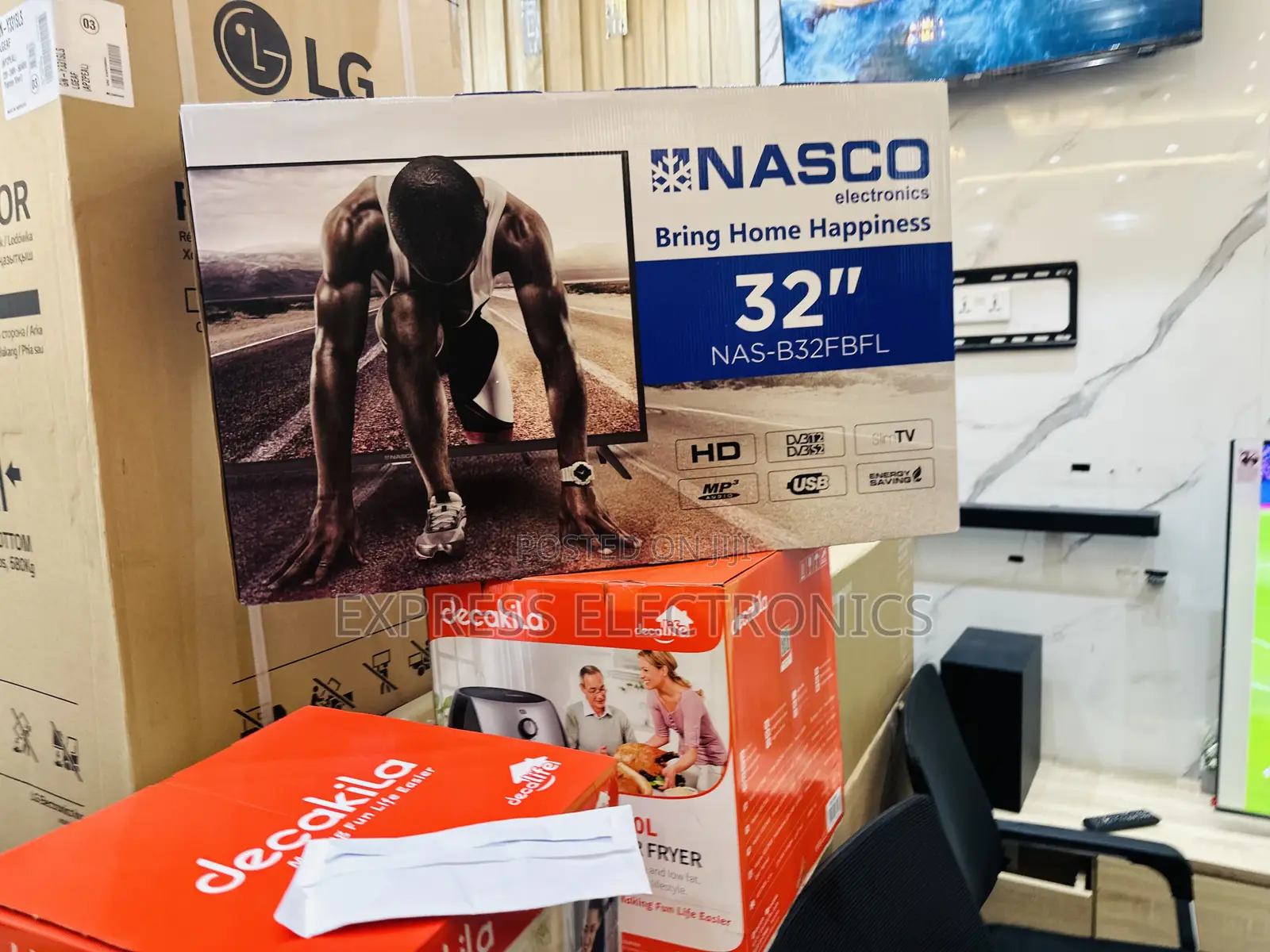 Slim Sleek FHD Satellite Nasco 32”