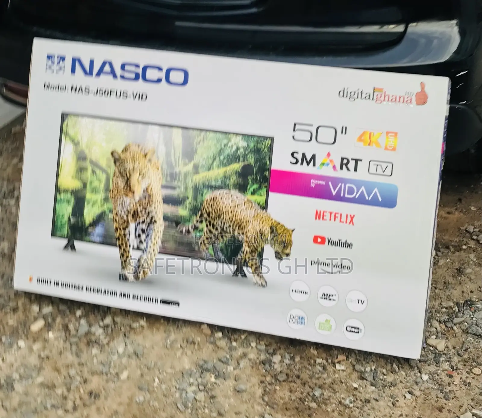 Newly Designed 50 Inch Smart Led Nasco Sleek Tv