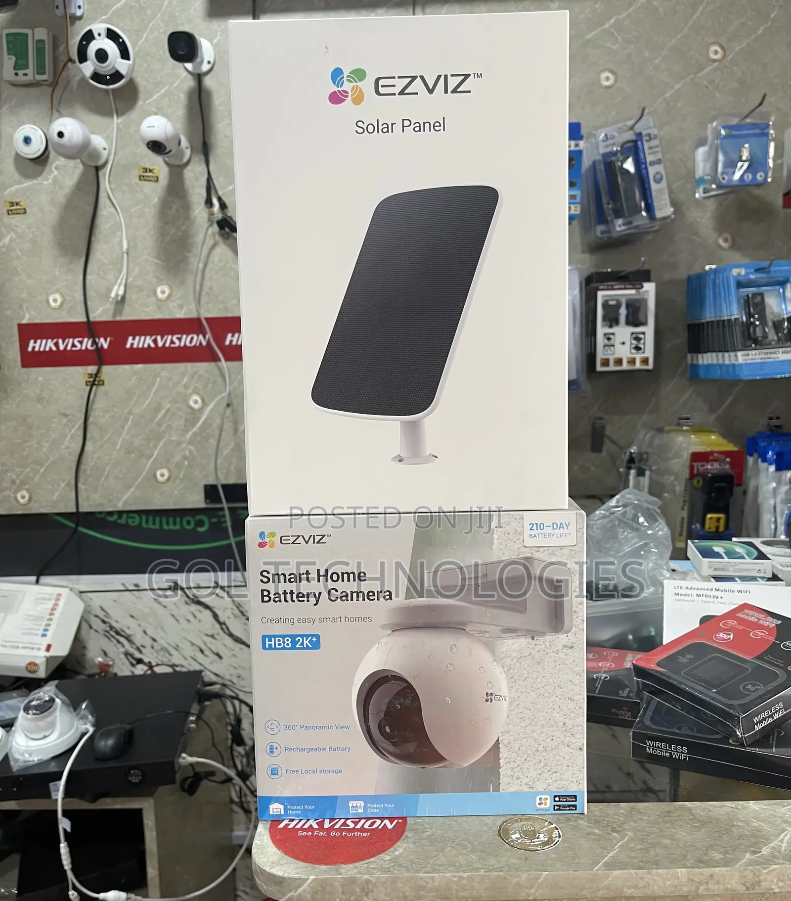 EZVIZ HB8 Solar Wireless Camera Smart Home Battery Camera