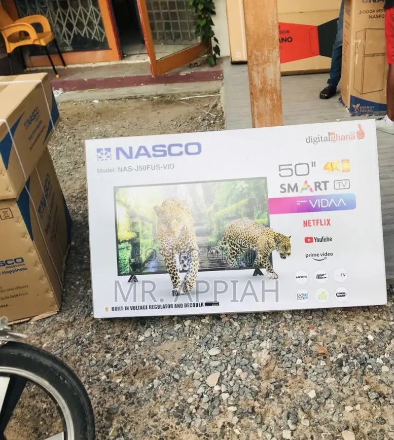 Lovely Nasco 50” Uhd Smart Television(Black)