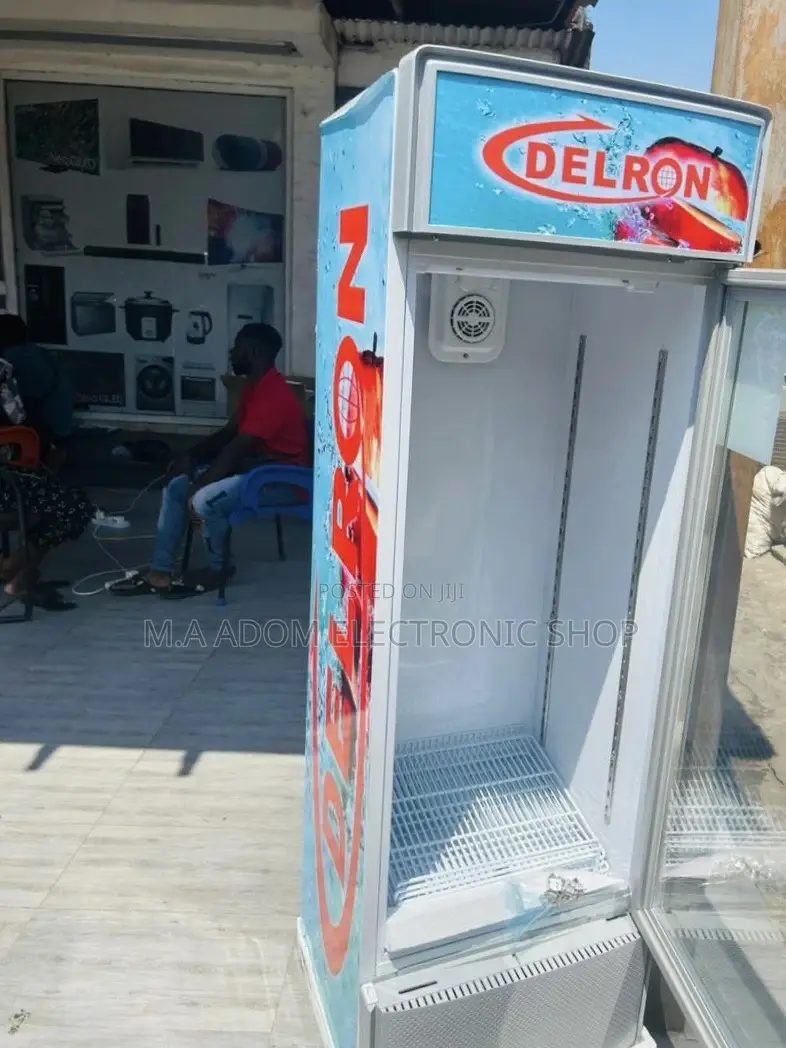 Quality Yet Affordable Delron 220L 1 Door Display Fridge.