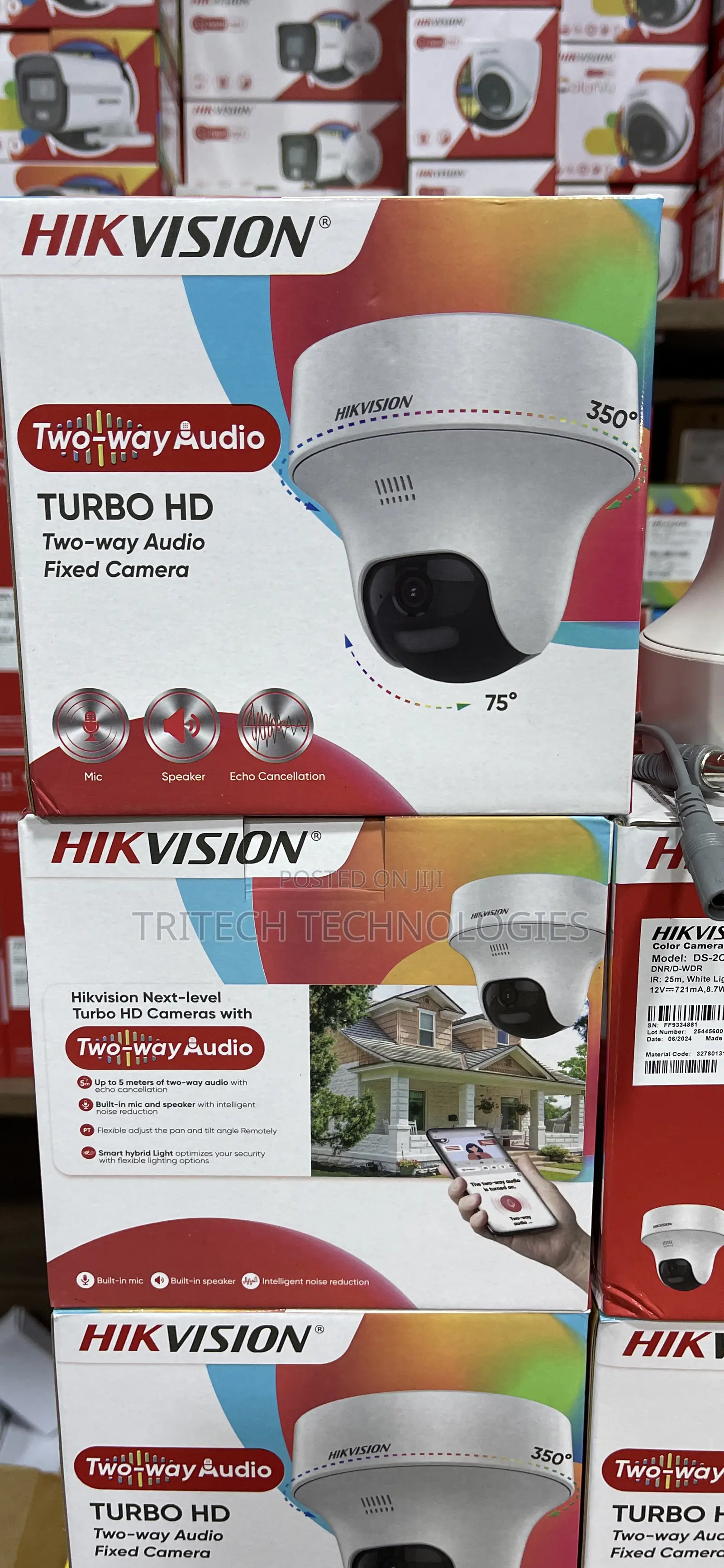 Hikvision Analog 2mp Pt Full Color Two Way Audio Camera