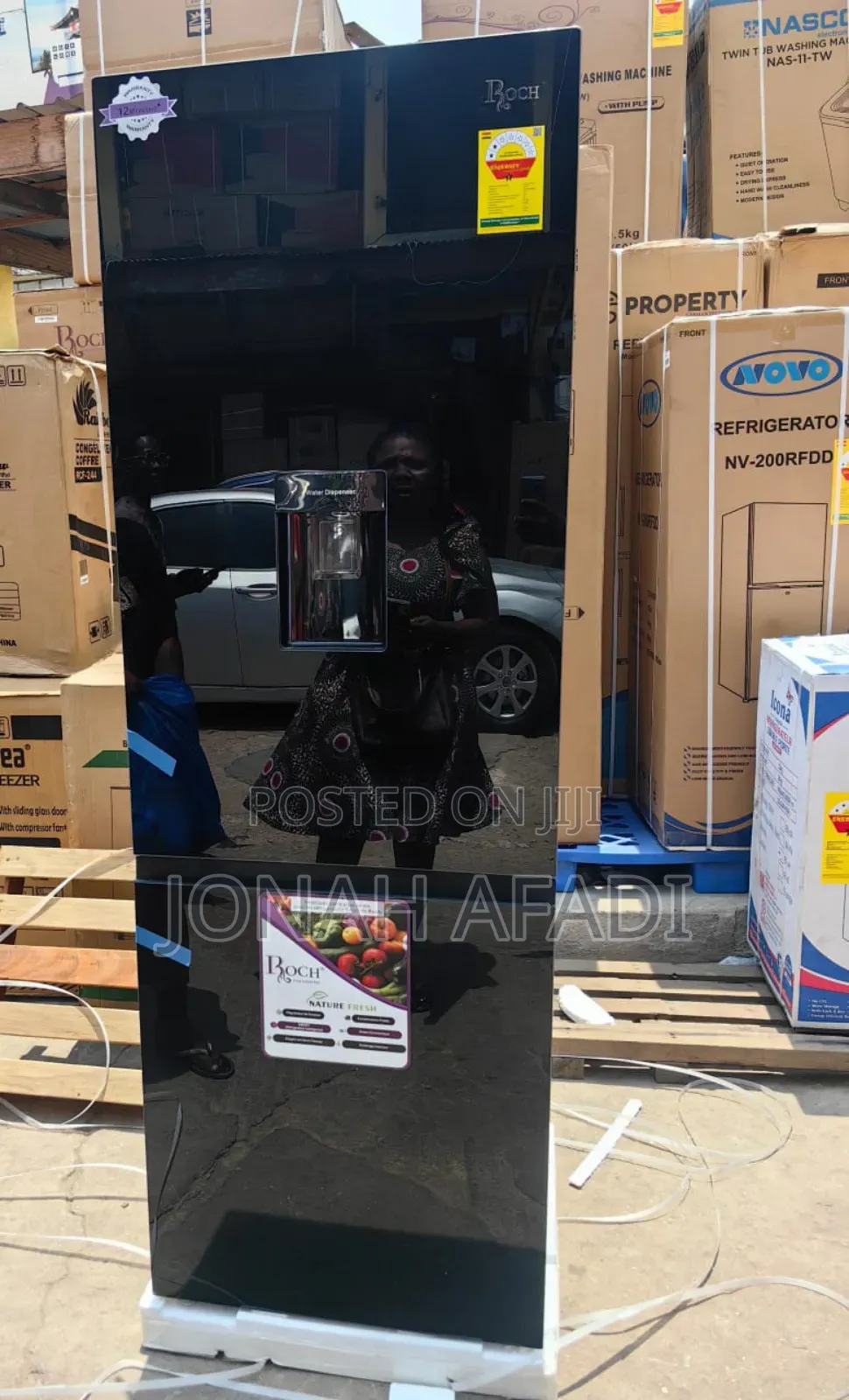 Roch 309ltr Double Door Fridge With Dispenser