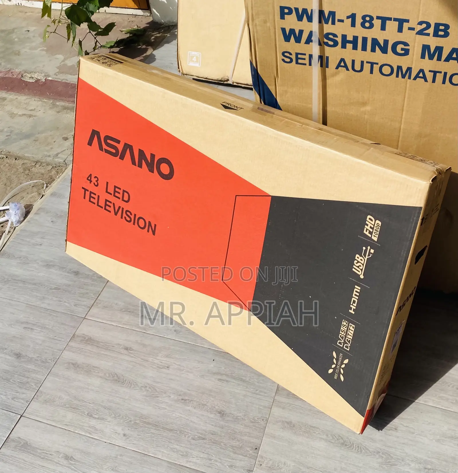 Quality Asano 43” Smart Digital Satellite Electric Tv.