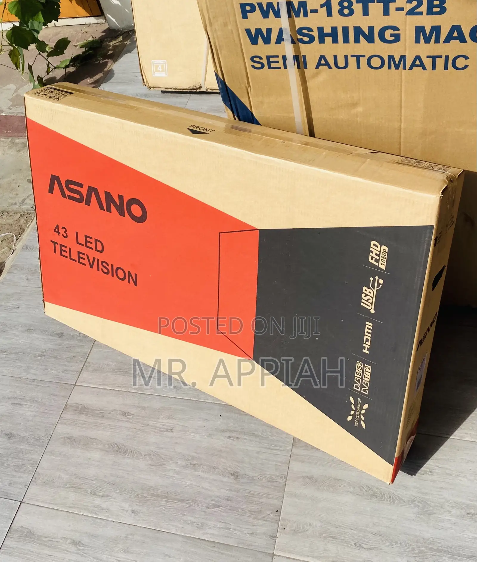 Quality Asano 43” Smart Digital Satellite Electric Tv.