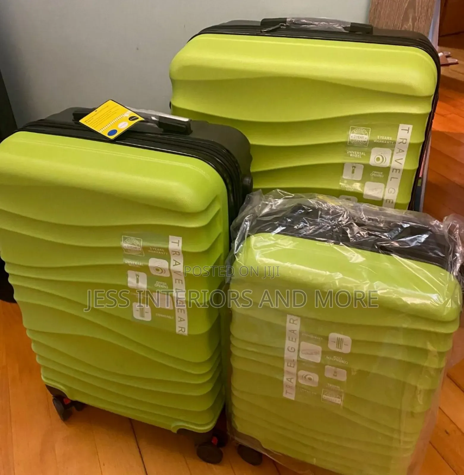3-Piece Suitcase(Green)