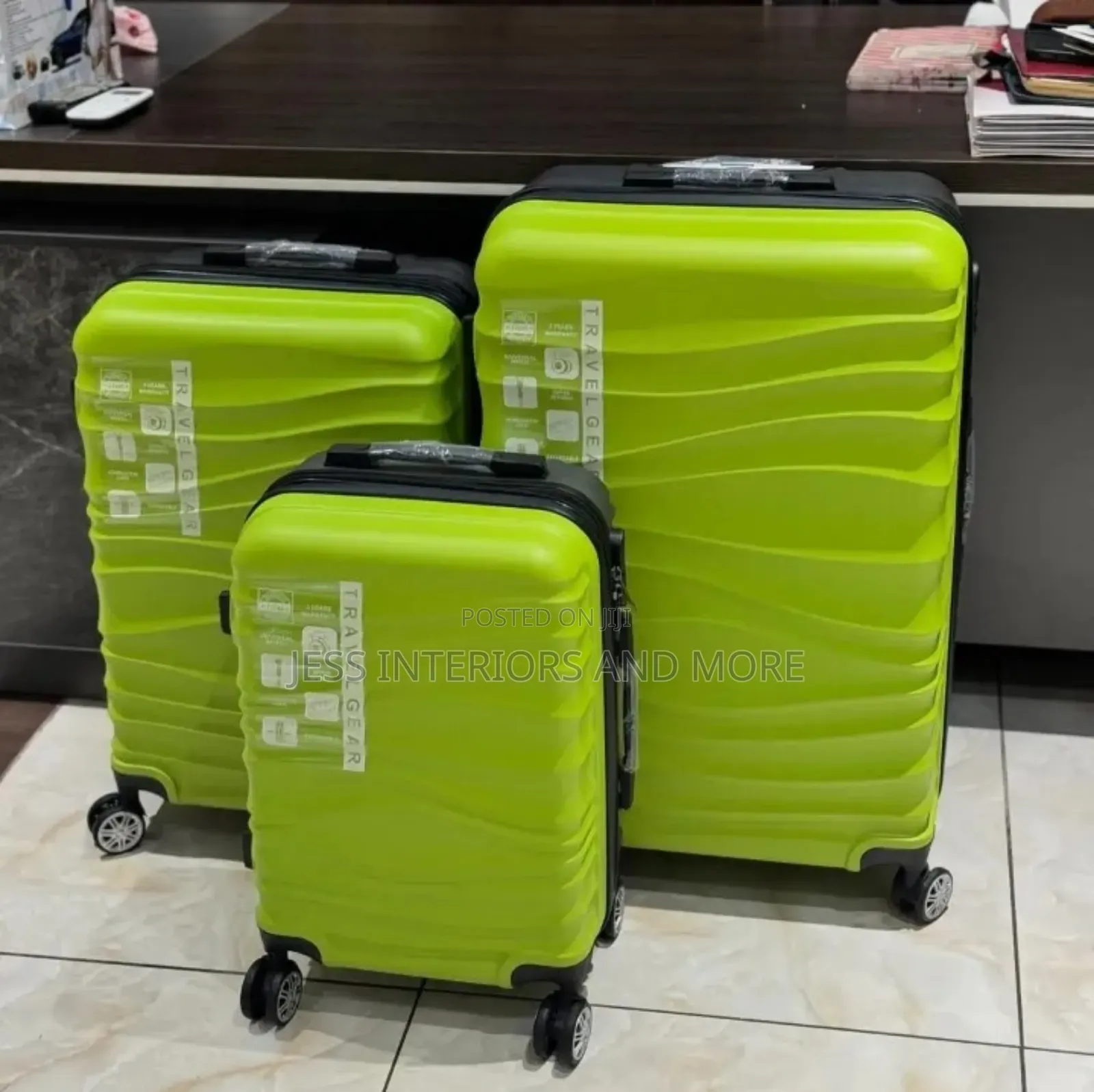 3-Piece Suitcase(Green)
