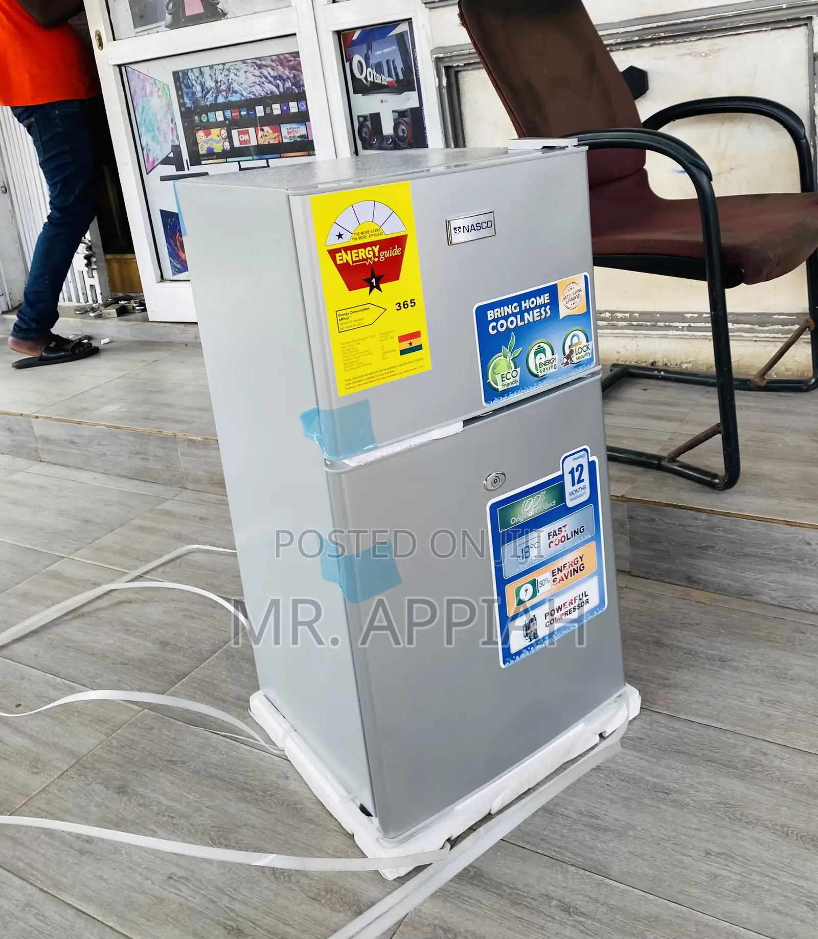 Shop Nasco Nasf2-120 Double Door Table Top Fridge,Graying .