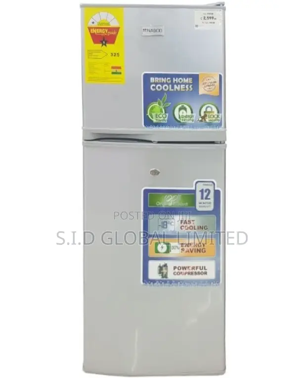 Awesome NASCO-217LTR-DOUBLE-DOOR-TOP-MOUNT-REFRIGERATOR