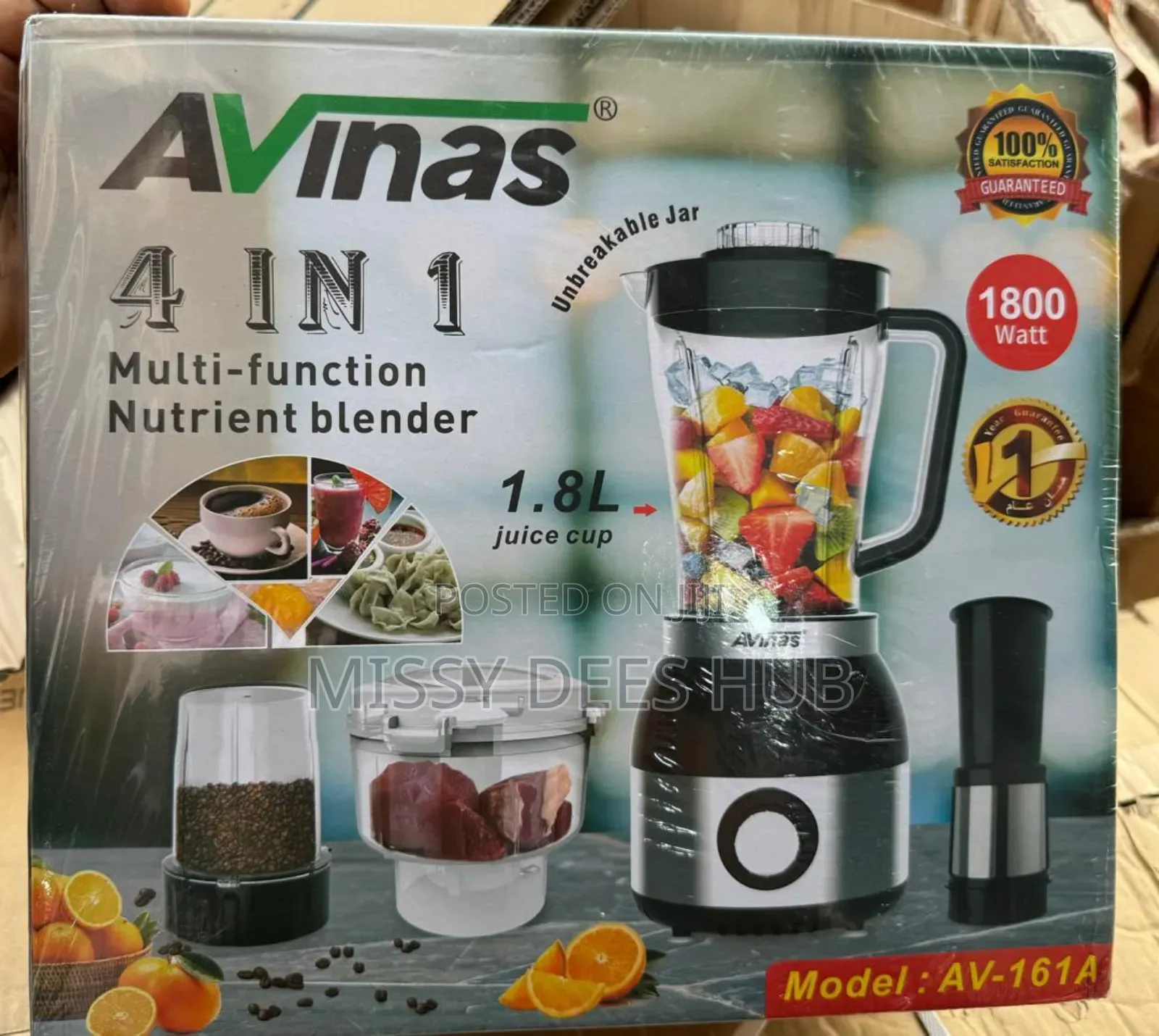 Avinas 4in1 Multi-Function Blender