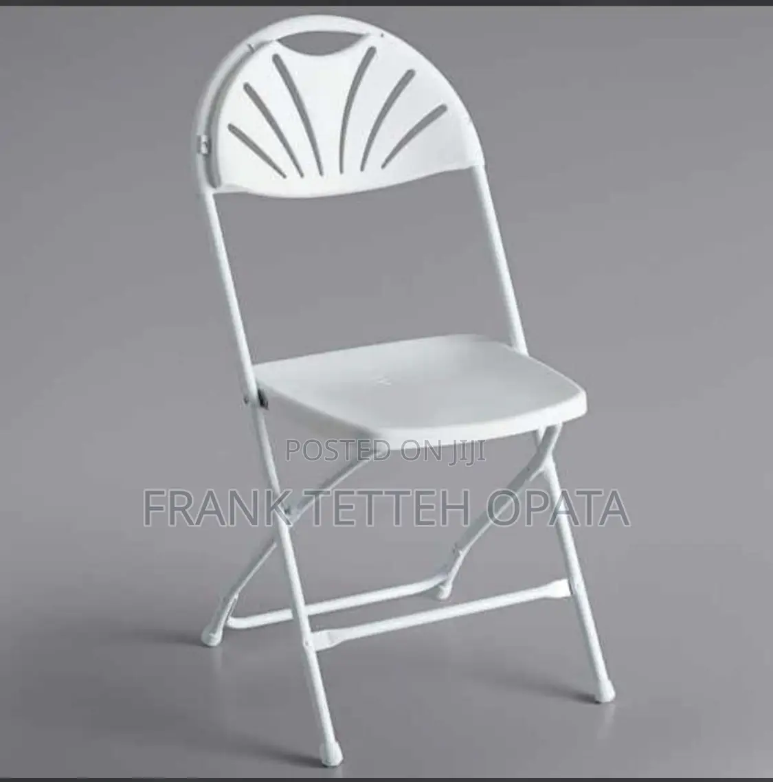 Plastic Fun Back Foldable Chair