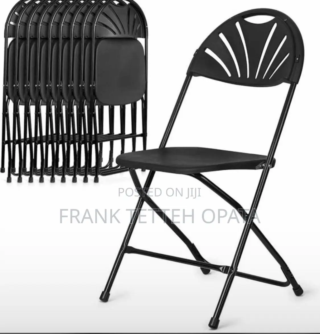Plastic Fun Back Foldable Chair