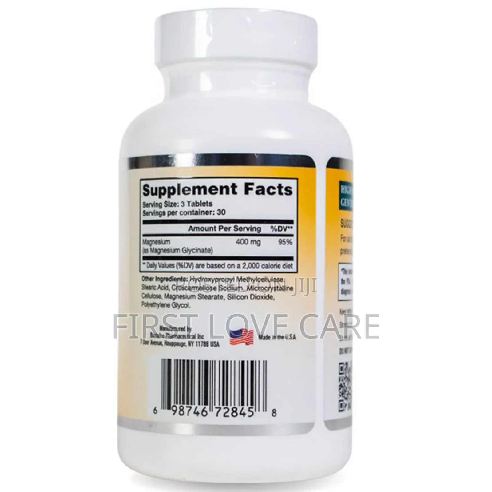 Nature's Field Magnesium Glycinate 400mg