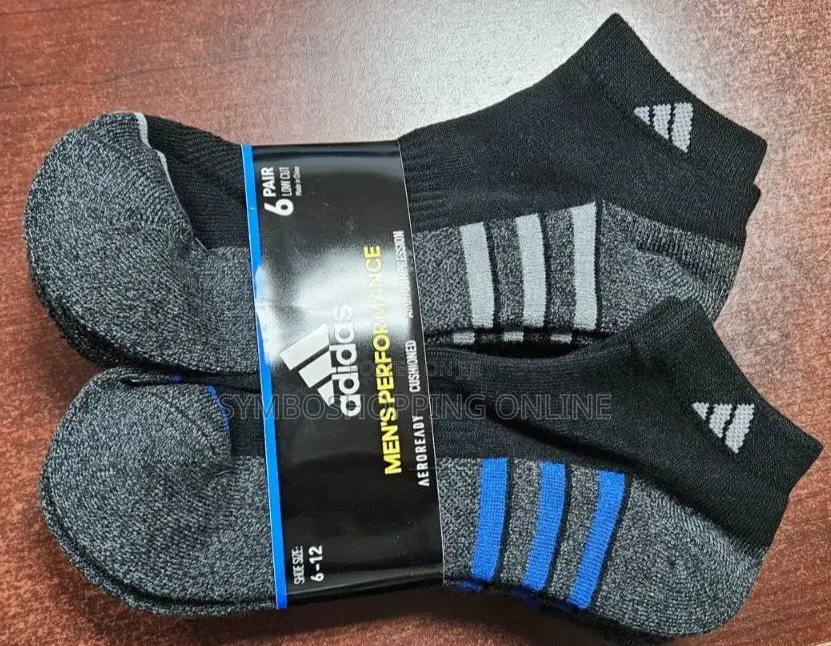 Adidas Men's Performance 6 Pair Socks