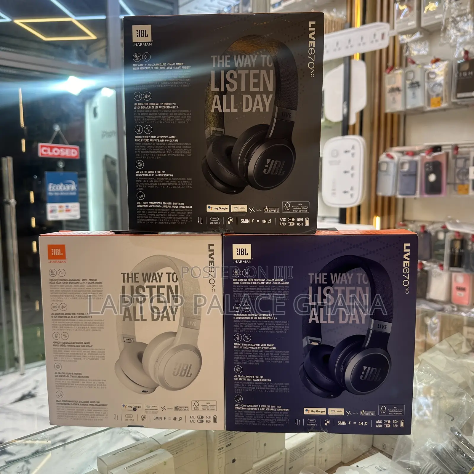 JBL Live 670nc - Wireless on-Ear Headphones