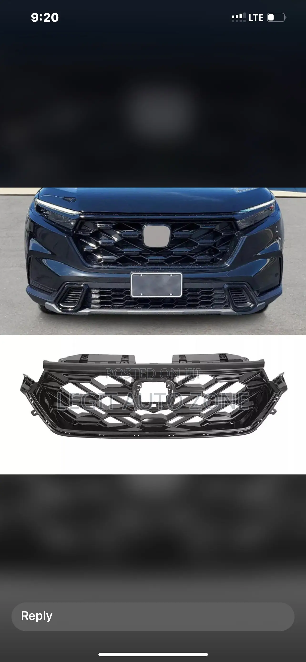 Honda CRV 2023,2024 Front Grille/ Shells