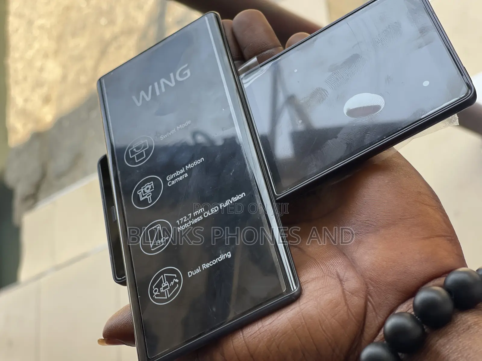 New LG Wing 5G 256 GB Black
