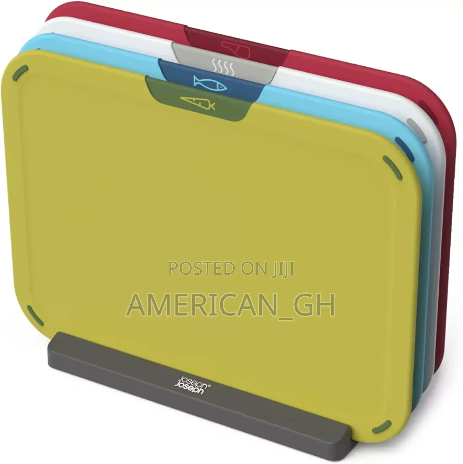 Joseph Joseph 4-Pieces Chopping Board Set With Storage Stand
