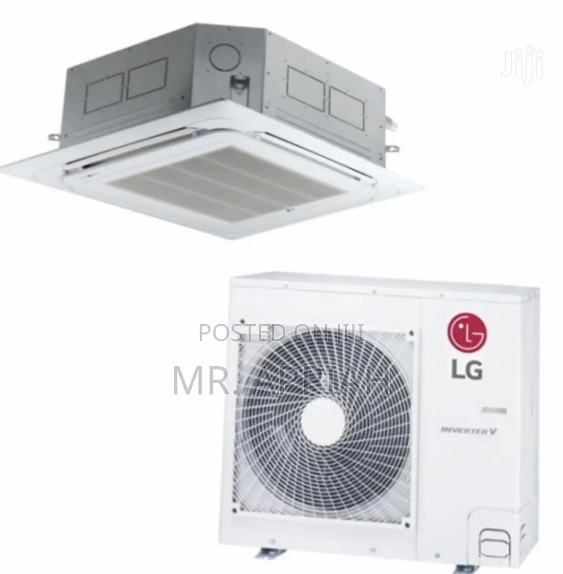 Latest LG AT-Q24GQSK1 2.5hp Dualcool Inverter Cassette Ac.