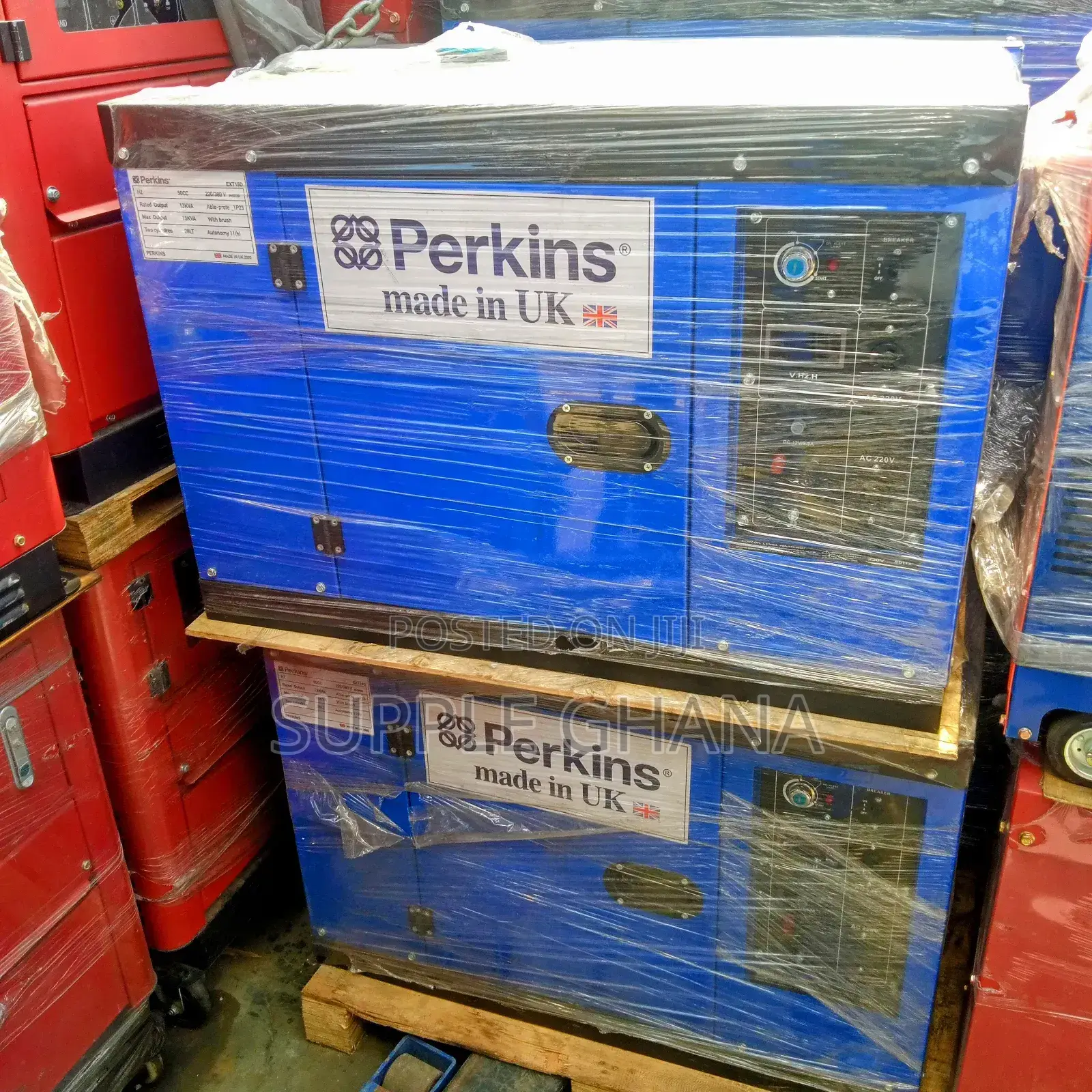Mute Silent 15kva Generator Diesel Perkins Generator 16500w