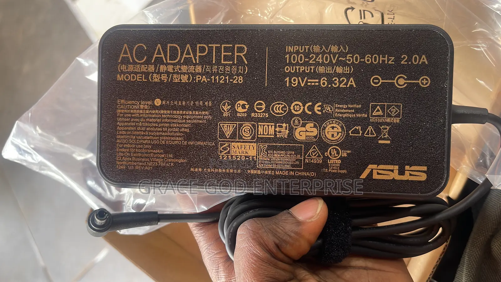 Original Asus ROG 120W Laptop AC Charger