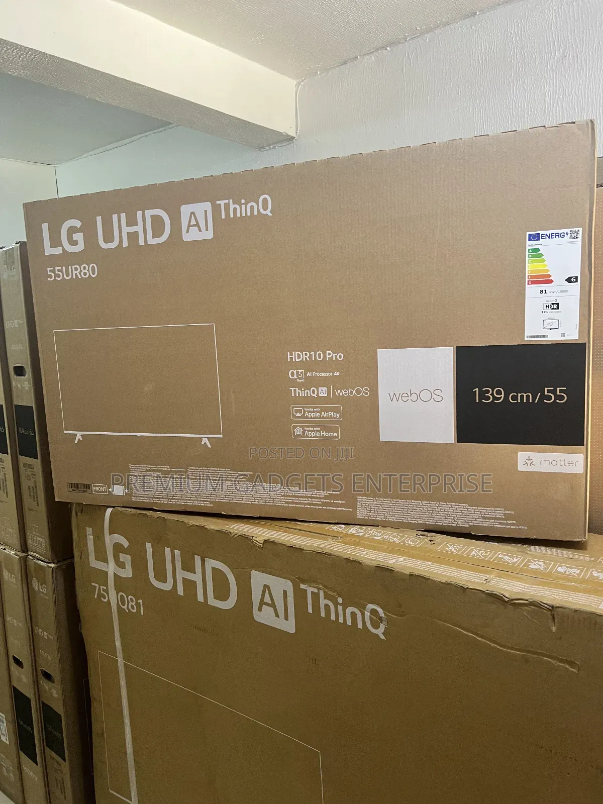 Lg Uhd Tv 55ur80 55" Smart Tv | Webos | Thinq Ai |