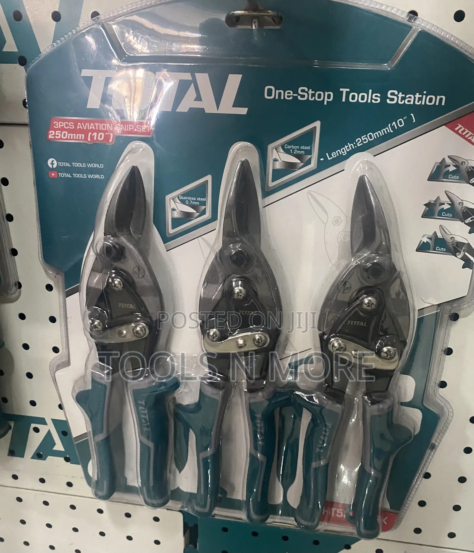 TOTAL 3 PCS Aviation Snip (Cutter) Set