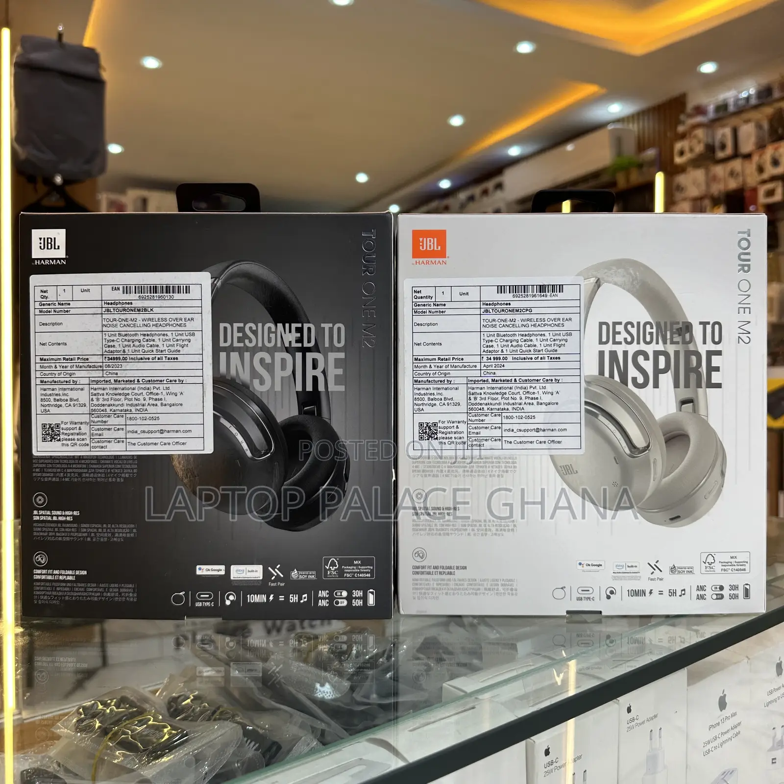 JBL Tour One Wireless Noise Cancelling Bluetooth Headphones