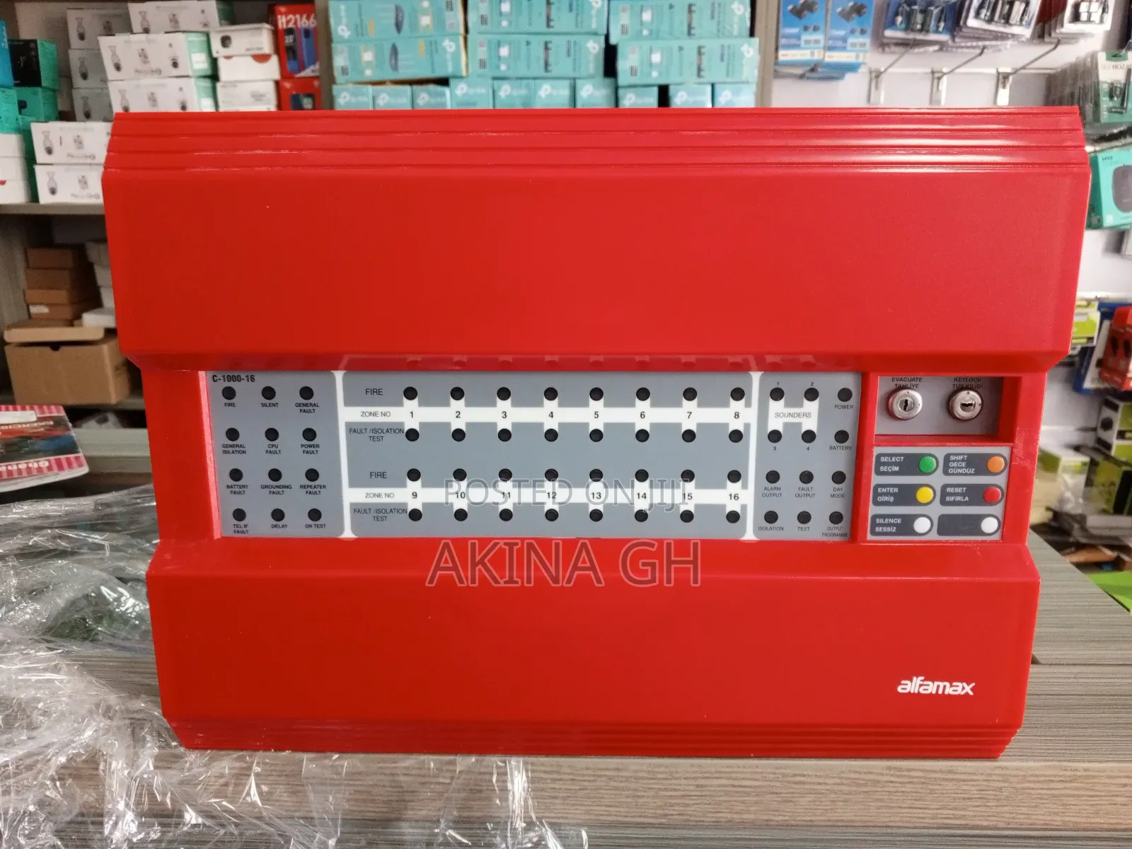 Alfamax 16 Zone Conventional Fire Alarm Panel