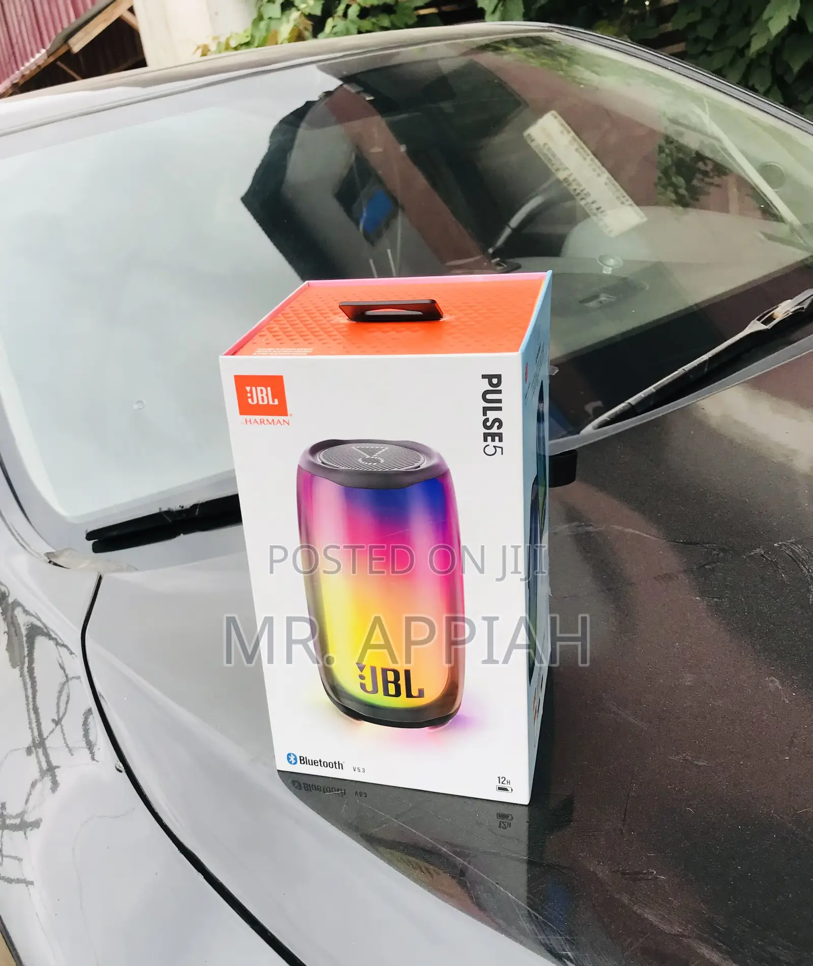 Authentic JBL Pulse 5 Wireless Bluetooth Speaker(Black).
